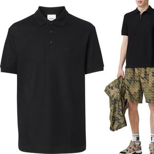 BURBERRY eddie pique polo